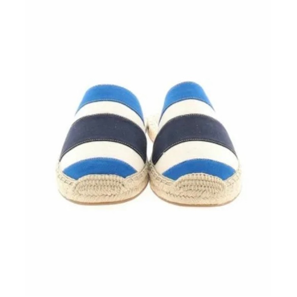 NIB Banana Republic Canvas Striped Slide Mules